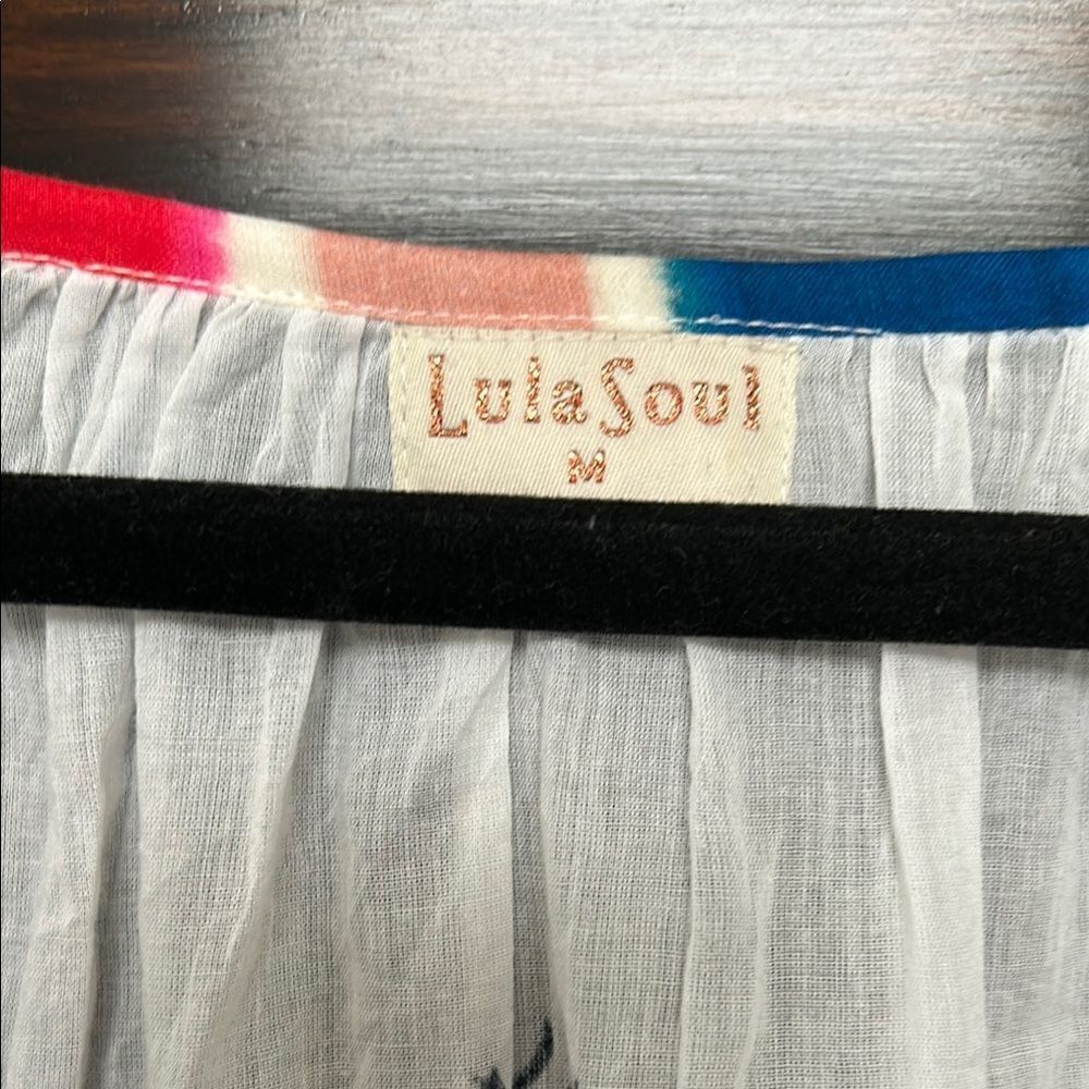 Floral Embroidered Women's Top/Lula Soul - Picture 2 of 2